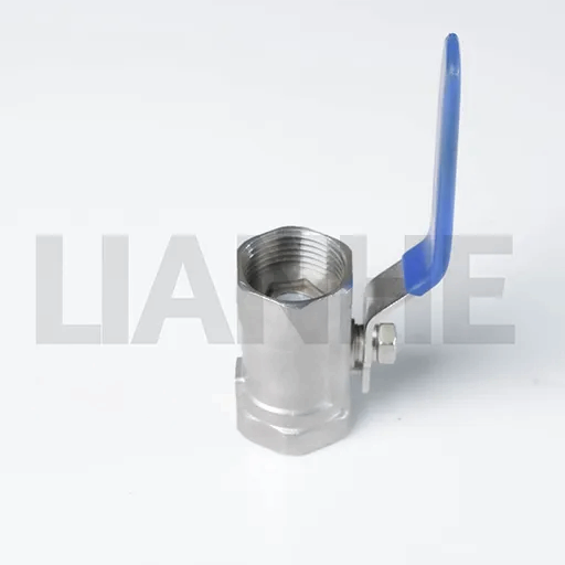 Robinet à tournant sphérique fileté en acier inoxydable 1 pièce