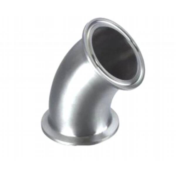 Coude sanitaire 45DEG en acier inoxydable