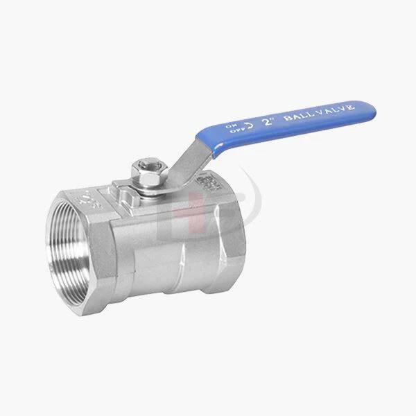 Robinet à bille fileté en acier inoxydable 1 pièce