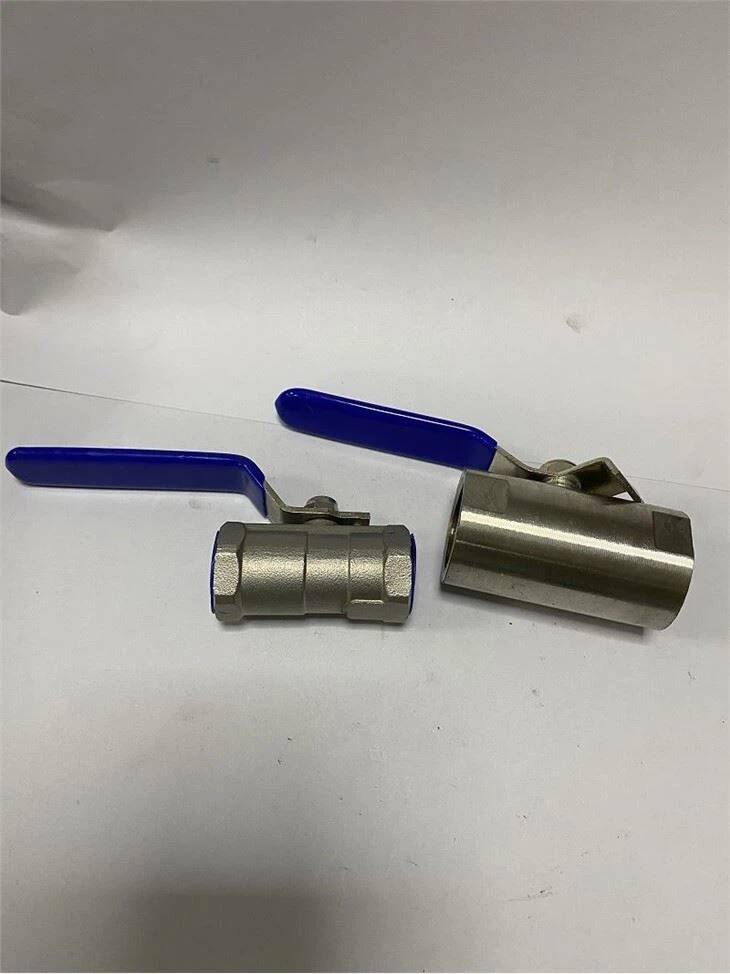 Robinet à bille fileté en acier inoxydable 1 pièce