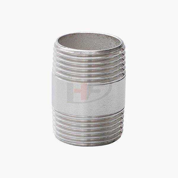 Mamelon fileté Bspt en acier inoxydable