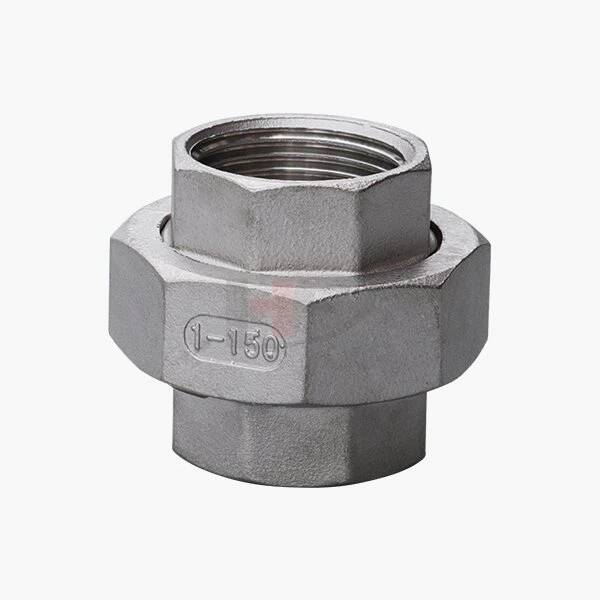 Union filetée en acier inoxydable